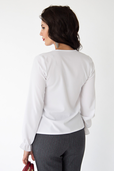 Блуза "Модница" (белая) Б1701