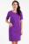 Платье хлопковое "Люси" (пурпурное) П1376-13